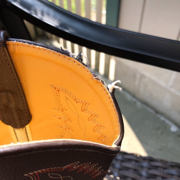 SMOKY Cowgirl boots Real leather. - Picture 4 of 7